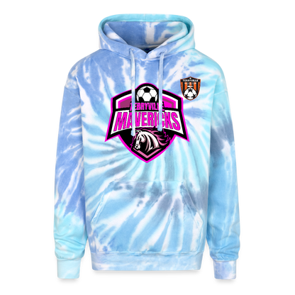 Adult Tie Dye Hoodie - blue lagoon