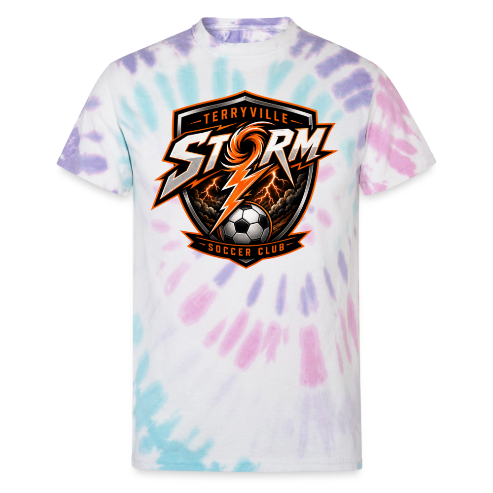 Unisex Tie Dye T-Shirt - Pastel Spiral
