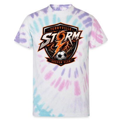 Unisex Tie Dye T-Shirt - Pastel Spiral