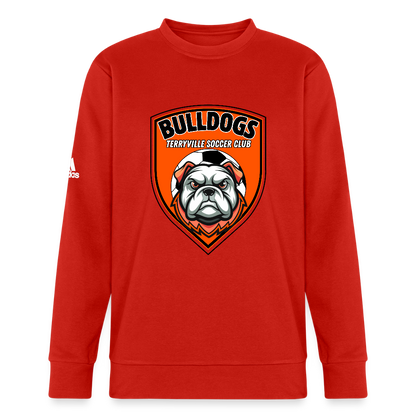 Adidas Unisex Fleece Crewneck Sweatshirt - red