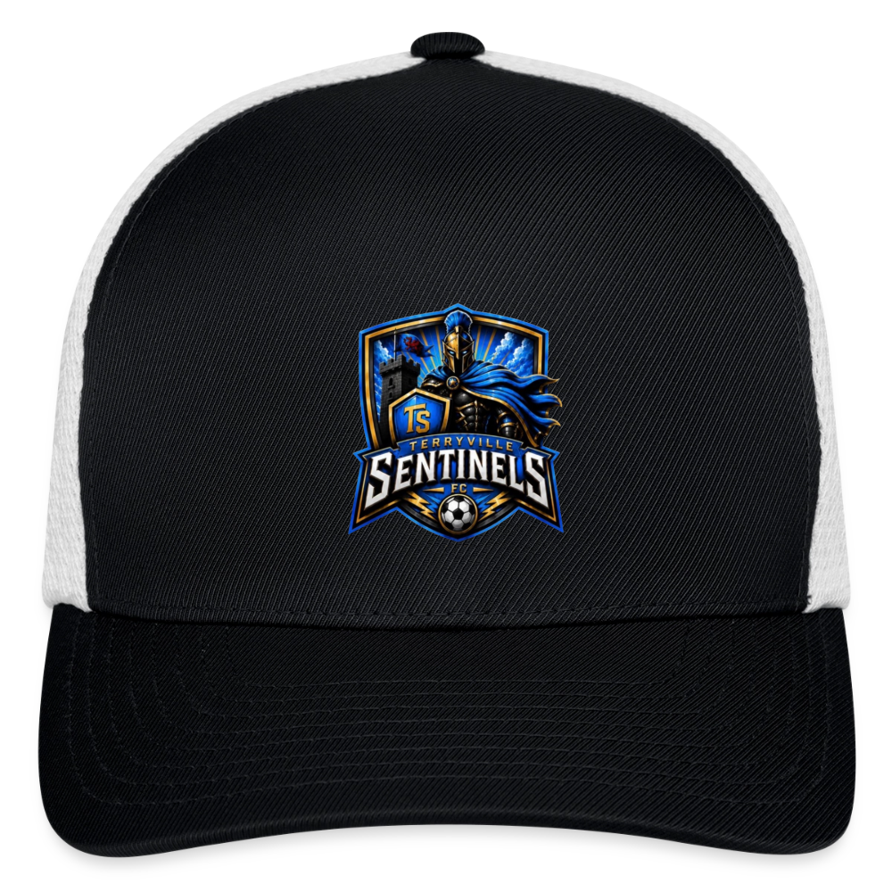 Flexfit Fitted Baseball Cap - black/white
