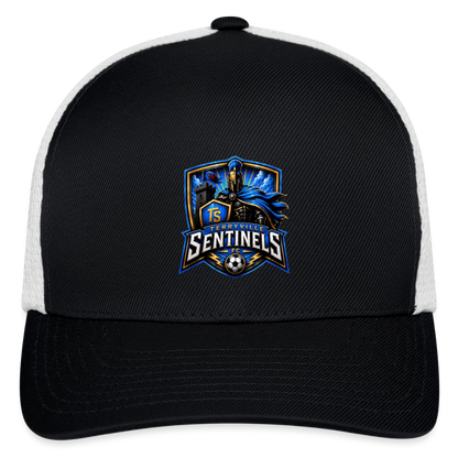 Flexfit Fitted Baseball Cap - black/white