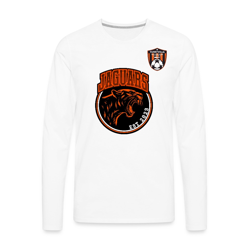Men's Premium Long Sleeve T-Shirt - white
