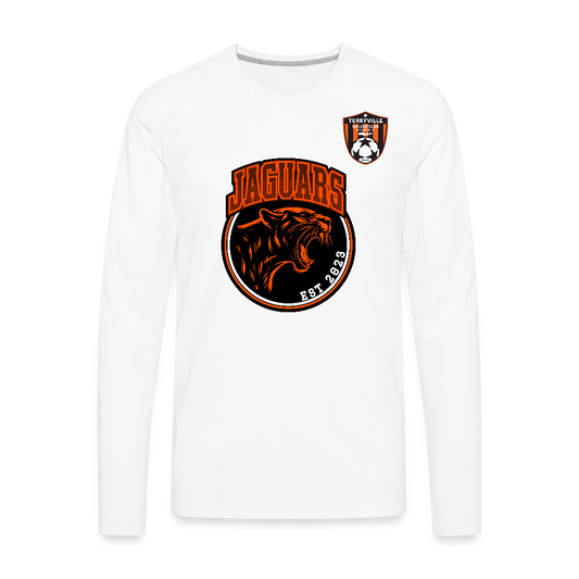 Men's Premium Long Sleeve T-Shirt - white