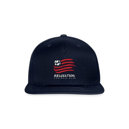 Snapback Baseball Cap - navy