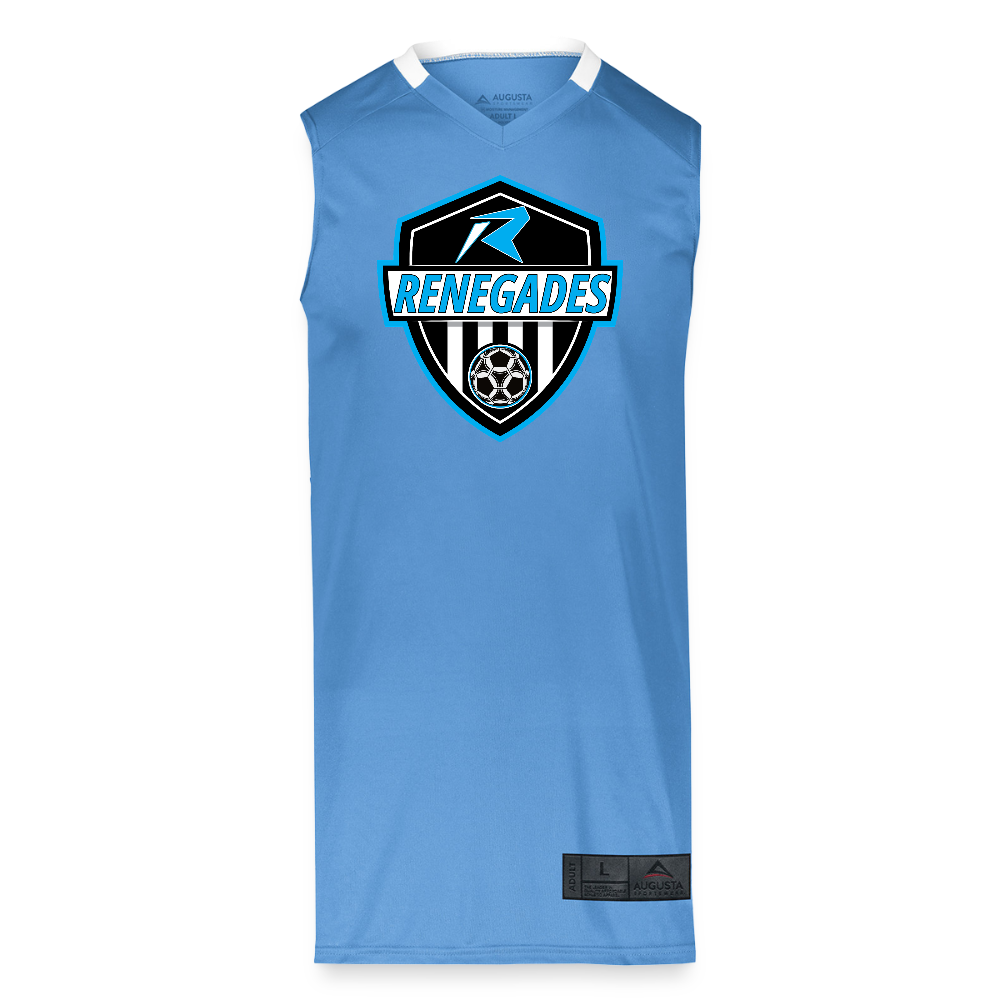 Adult Step-Back Basketball Jersey - columbia blue/white 