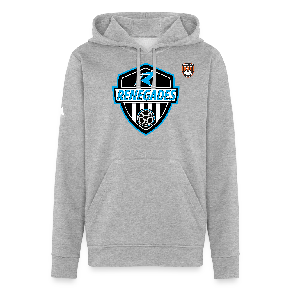 Adidas Unisex Fleece Hoodie - heather gray