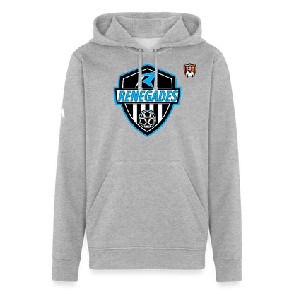 Adidas Unisex Fleece Hoodie - heather gray