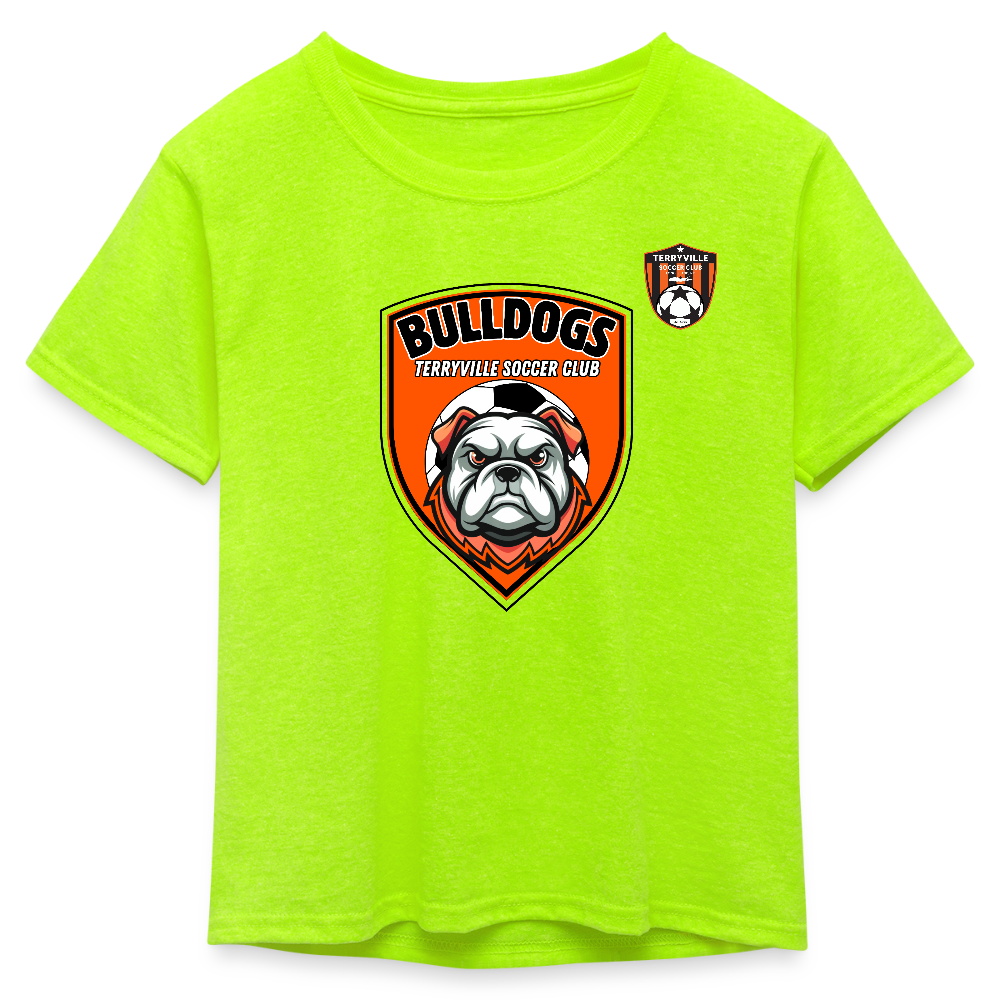 Kid's 50/50 Neon T-Shirt - neon green