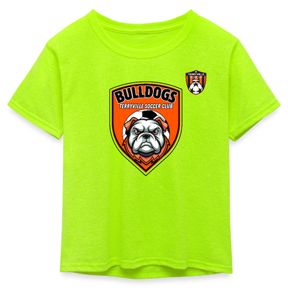 Kid's 50/50 Neon T-Shirt - neon green