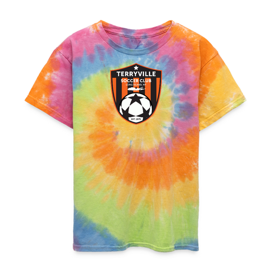 Kid's Tie Dye T-Shirt - rainbow