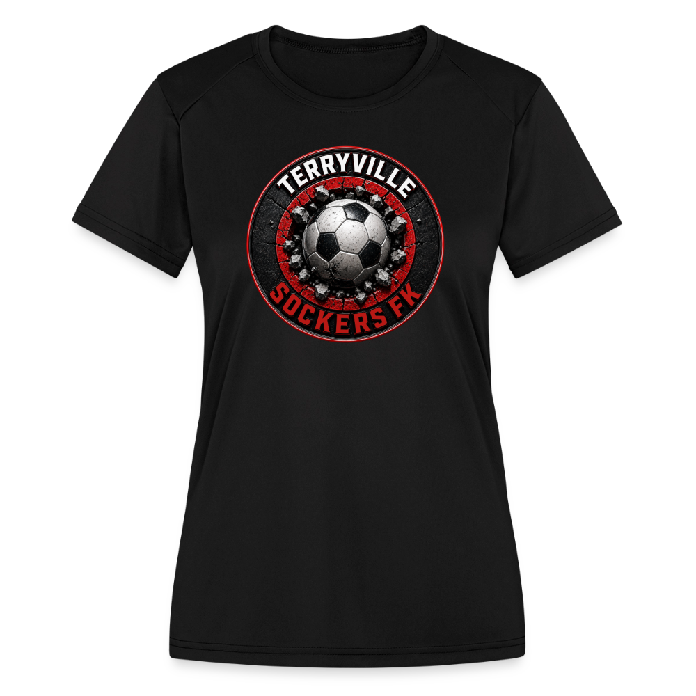Women's Moisture Wicking Performance T-Shirt - black