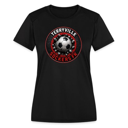 Women's Moisture Wicking Performance T-Shirt - black