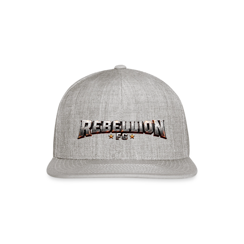 Snapback Baseball Cap - heather gray