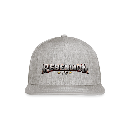 Snapback Baseball Cap - heather gray
