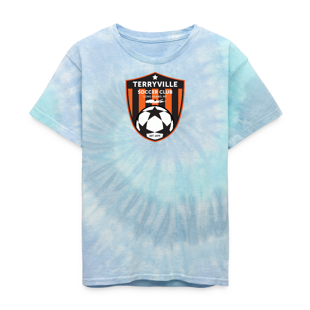 Kid's Tie Dye T-Shirt - blue lagoon