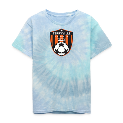 Kid's Tie Dye T-Shirt - blue lagoon