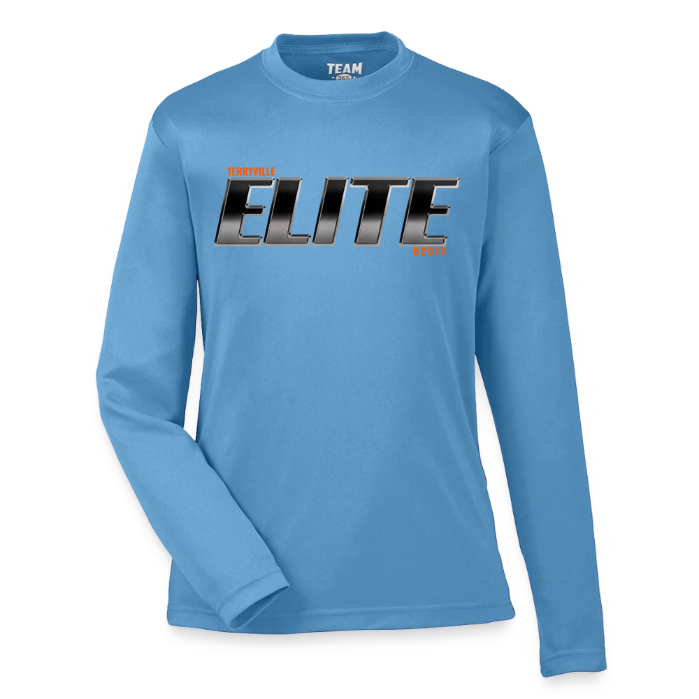 Youth Zone Performance Long-Sleeve T-Shirt - light blue