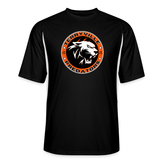 Men’s Cooling Performance Color Blocked Jersey - black/white