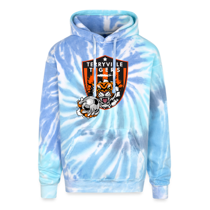 Adult Tie Dye Hoodie - blue lagoon