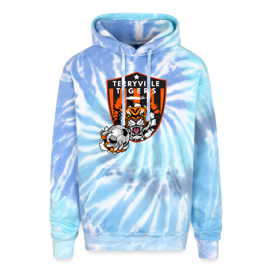 Adult Tie Dye Hoodie - blue lagoon