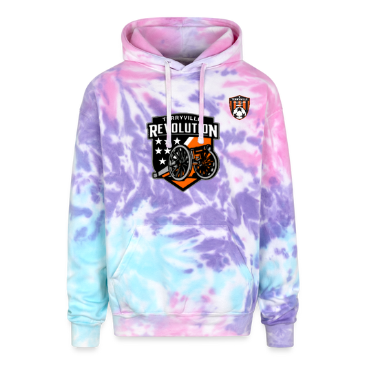 Adult Tie Dye Hoodie - cotton candy