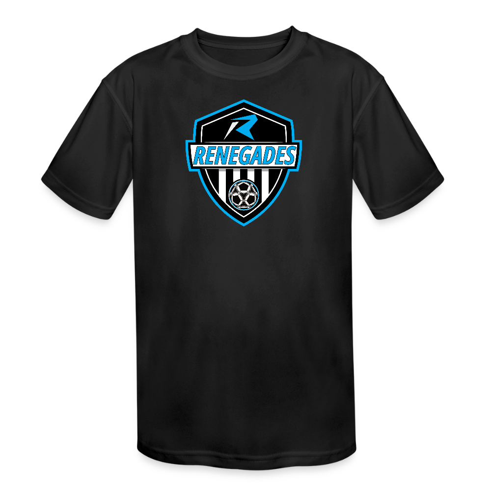 Kids' Moisture Wicking Performance T-Shirt - black