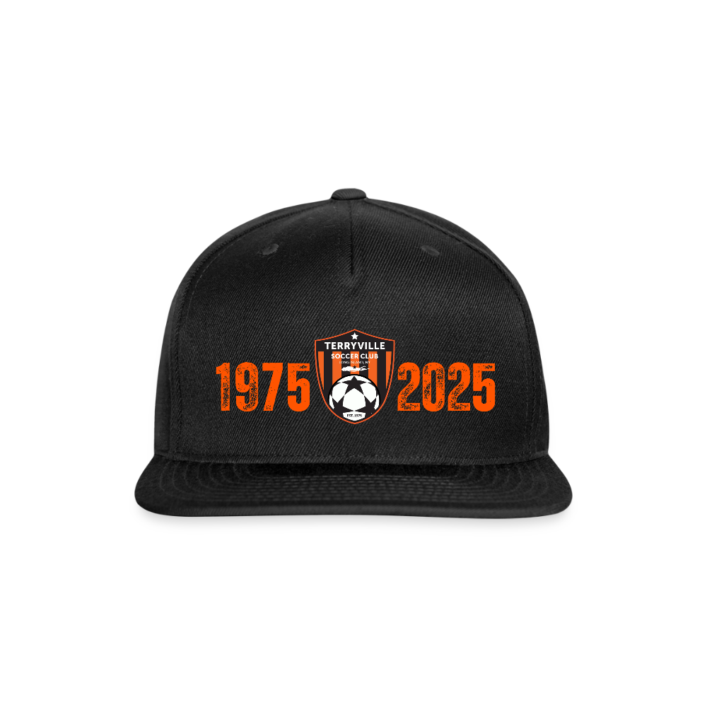 50th Anniversary Snapback Cap - black