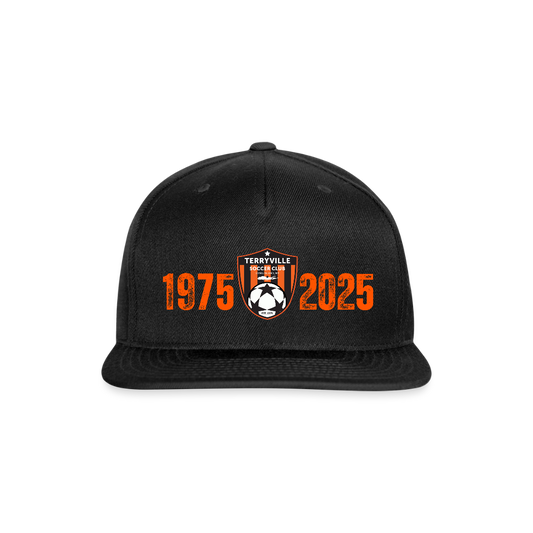 50th Anniversary Snapback Cap - black