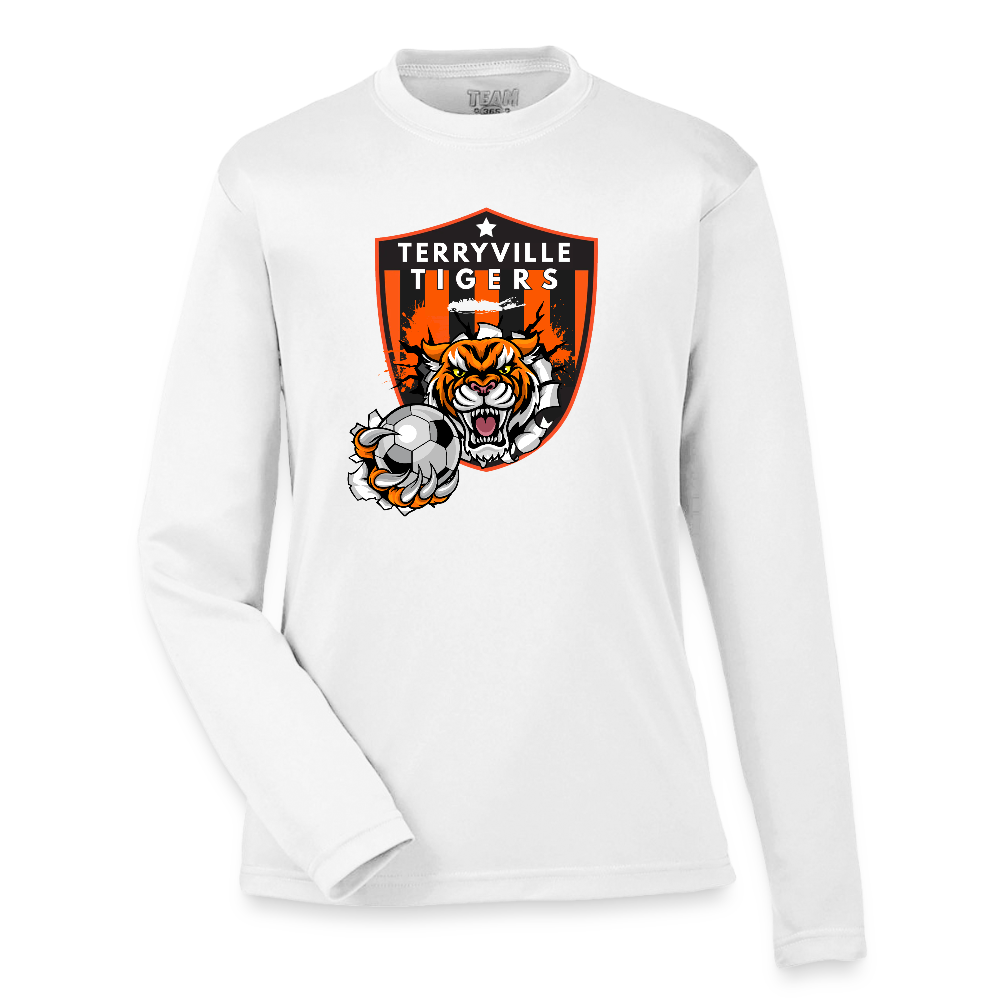 Youth Zone Performance Long-Sleeve T-Shirt - white