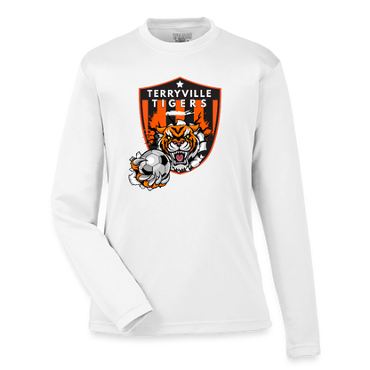 Youth Zone Performance Long-Sleeve T-Shirt - white