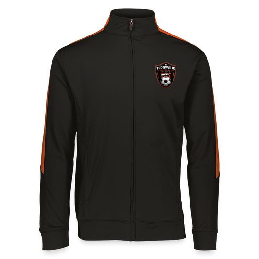 Adult Warm Up Jacket - black/orange
