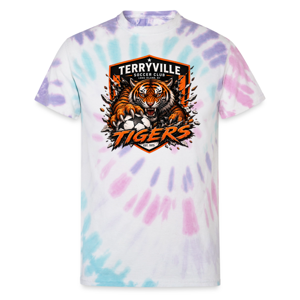 Unisex Tie Dye T-Shirt - Pastel Spiral