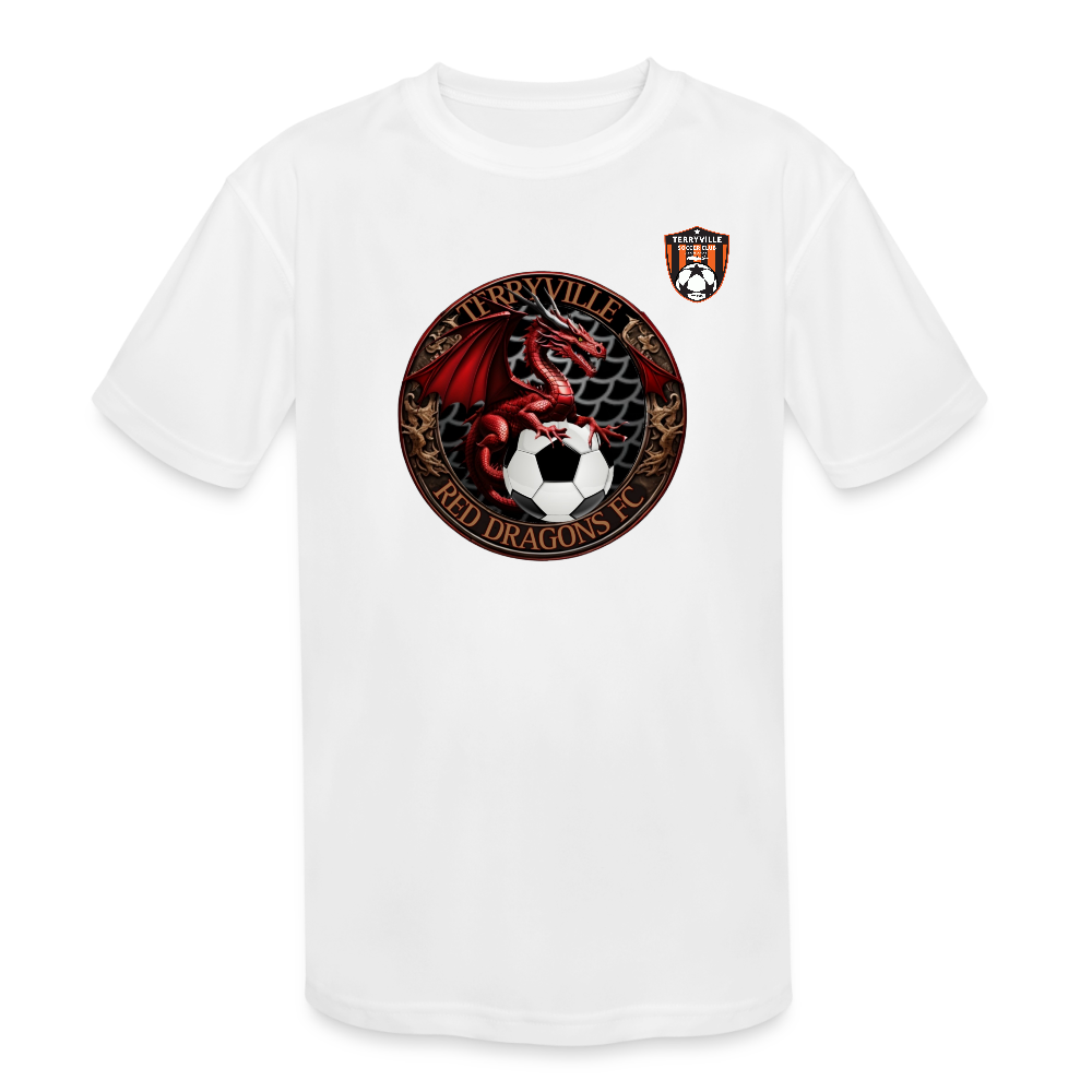 Kids' Moisture Wicking Performance T-Shirt - white