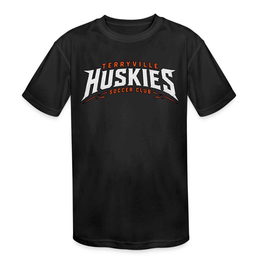 Kids' Moisture Wicking Performance T-Shirt - black