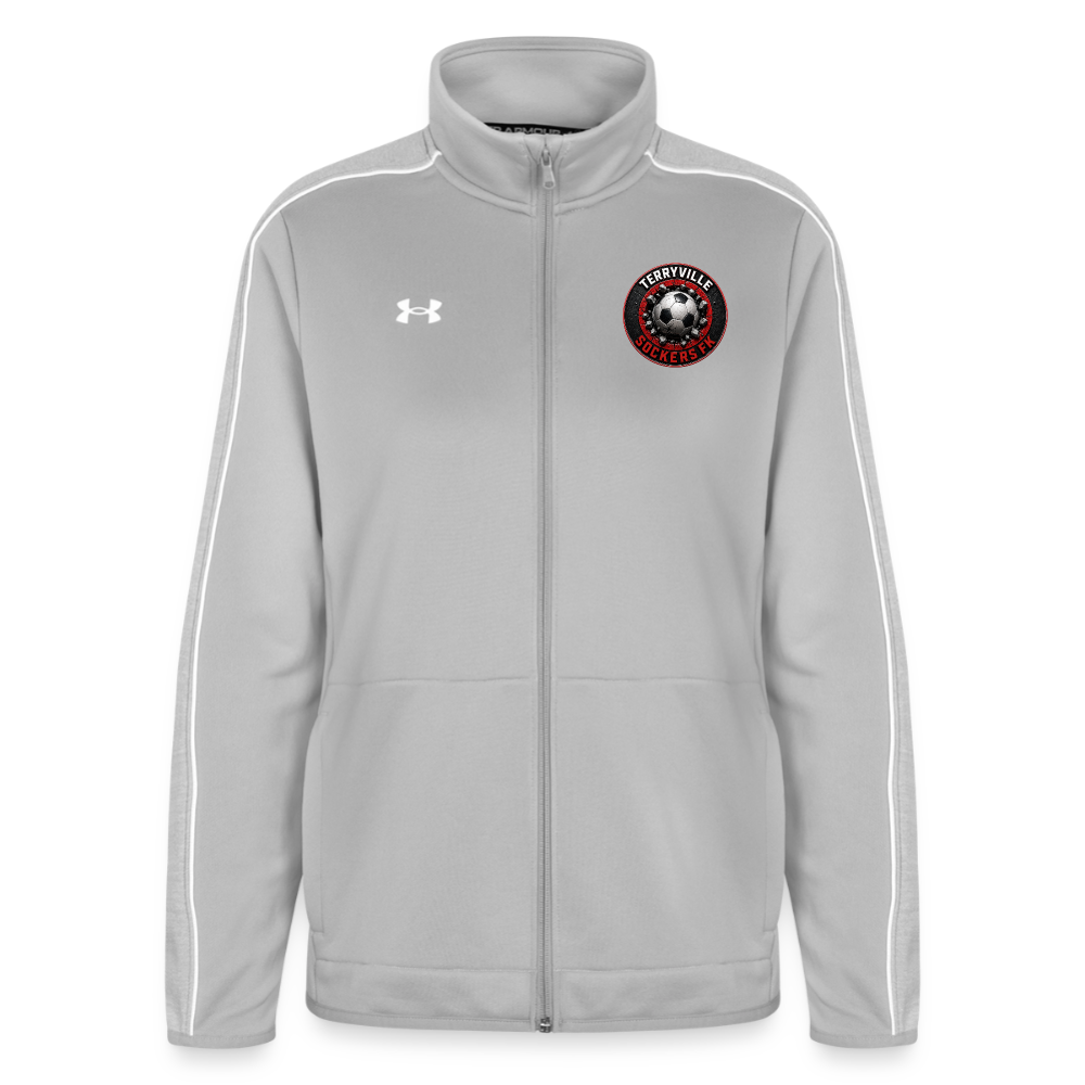 Under Armour Women's Command Full Zip 2.0 - light gray