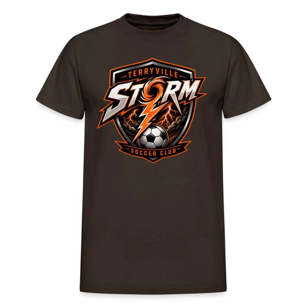 Gildan Ultra Cotton Adult T-Shirt - dark chocolate