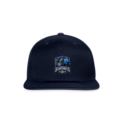 Snapback Baseball Cap - navy