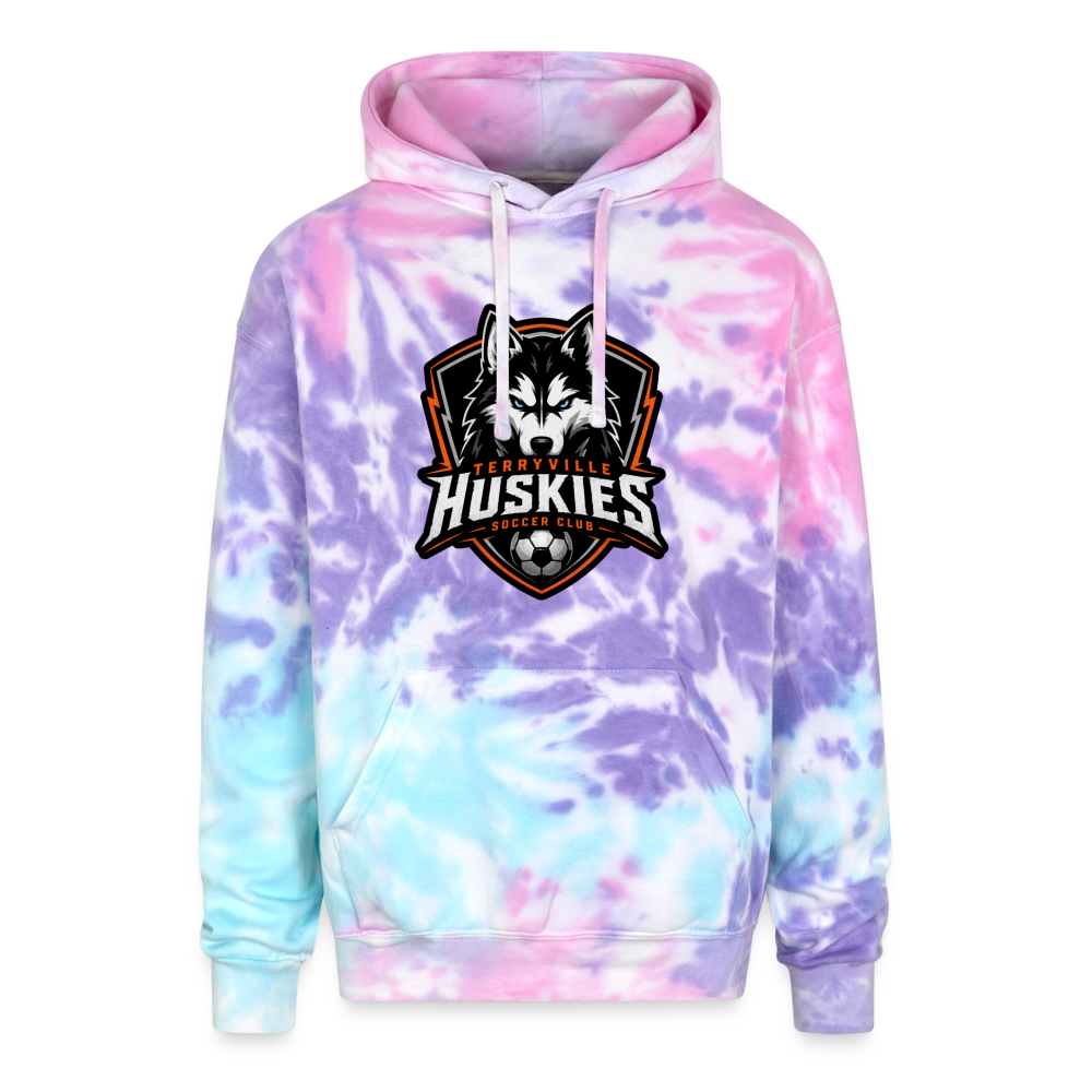 Adult Tie Dye Hoodie - cotton candy