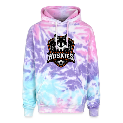Adult Tie Dye Hoodie - cotton candy