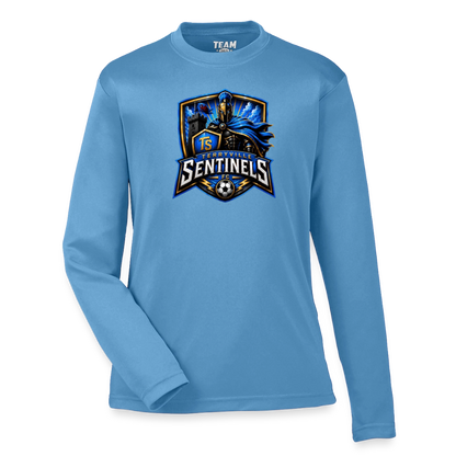 Youth Zone Performance Long-Sleeve T-Shirt - light blue