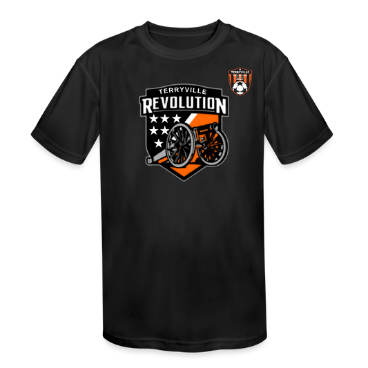 Kids' Moisture Wicking Performance T-Shirt - black