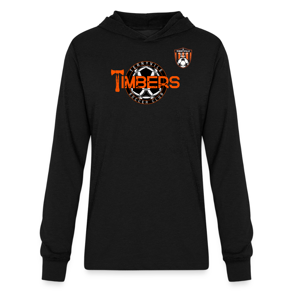 Unisex Long Sleeve Hoodie Shirt - black