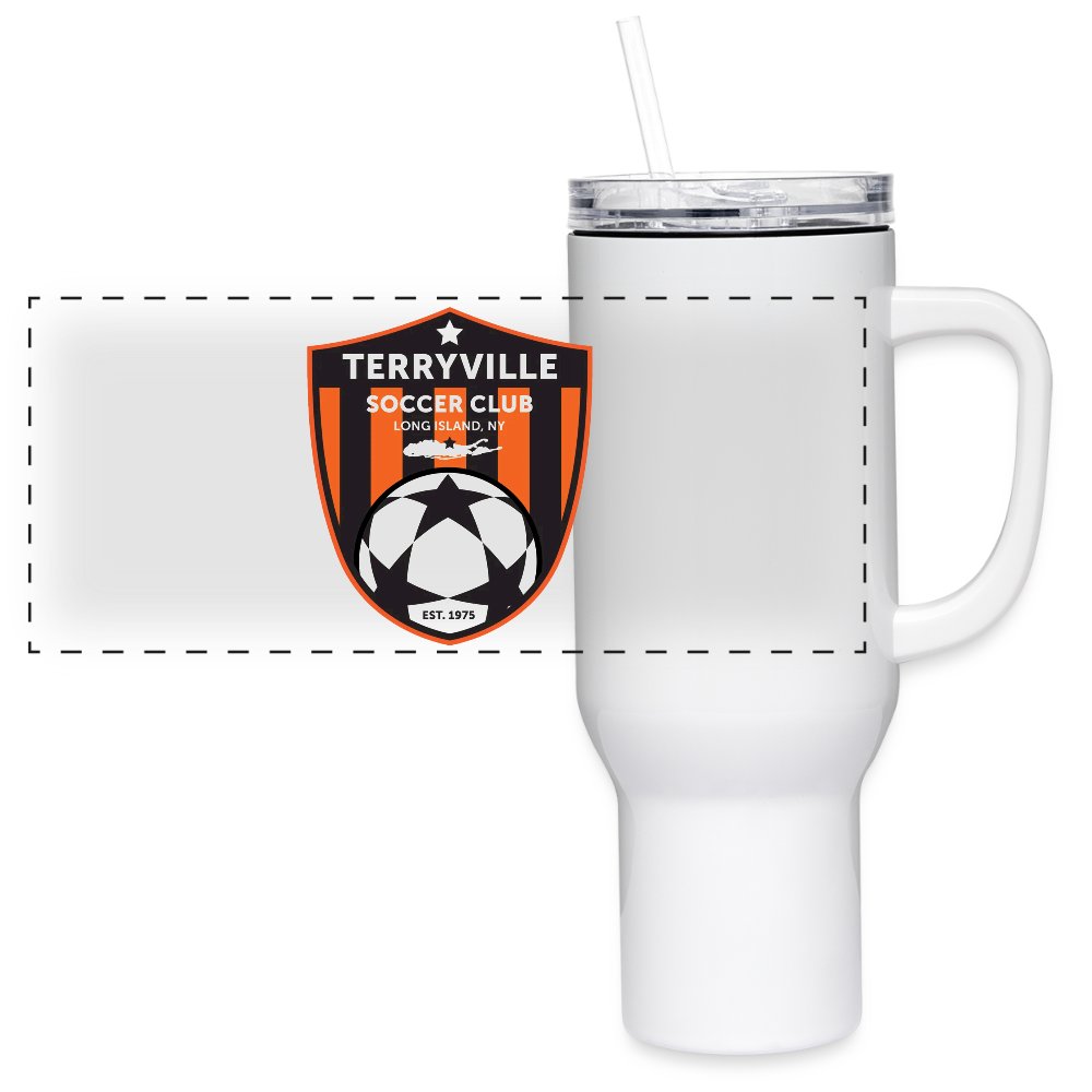 40 oz Travel Tumbler - white