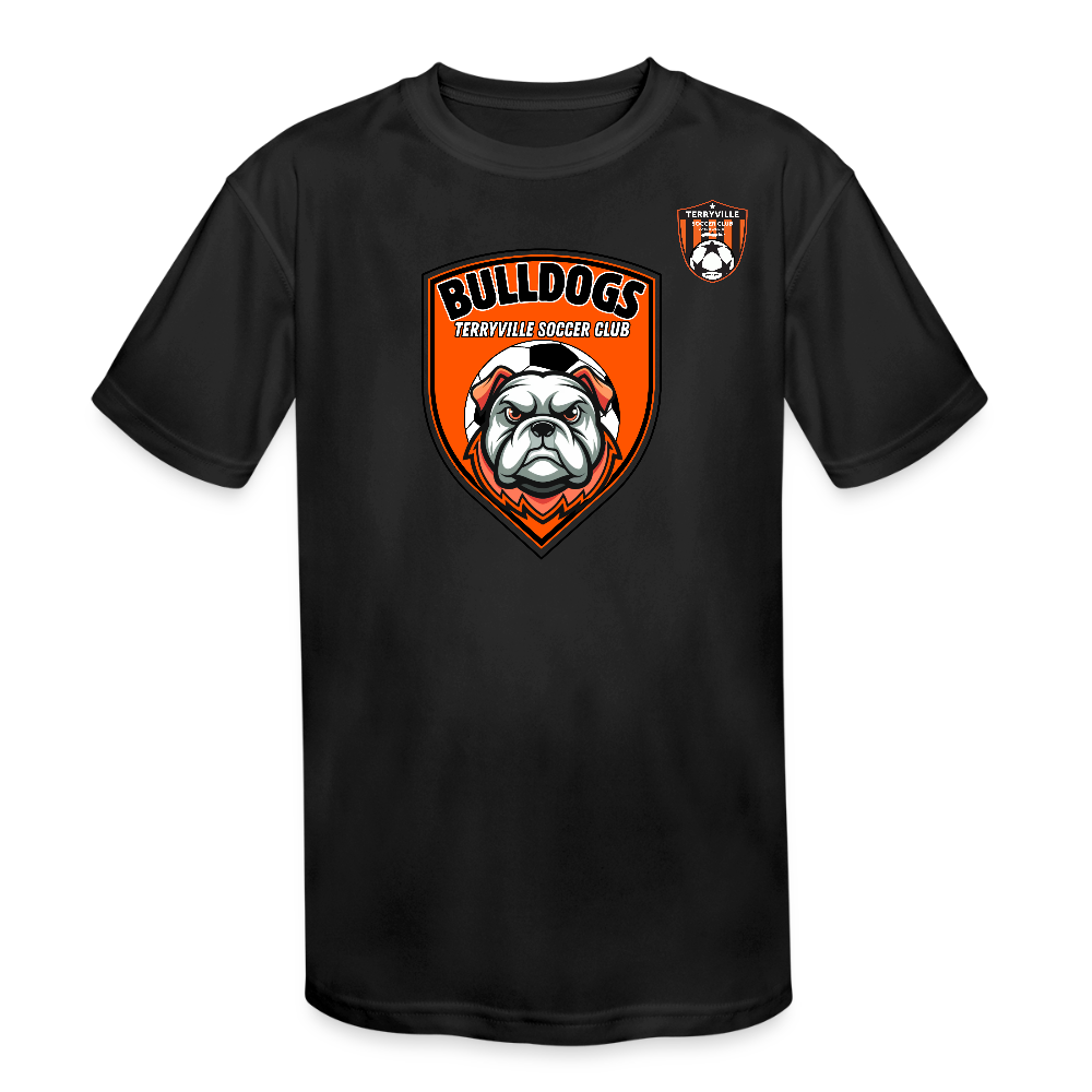 Kids' Moisture Wicking Performance T-Shirt - black