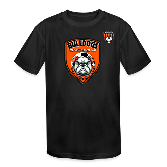 Kids' Moisture Wicking Performance T-Shirt - black