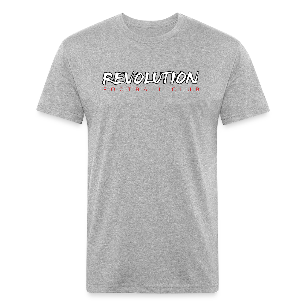 Fitted Cotton/Poly T-Shirt by Next Level - heather gray