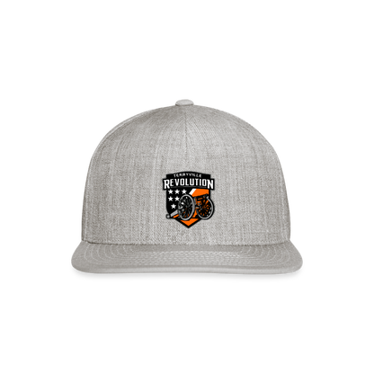 Snapback Baseball Cap - heather gray