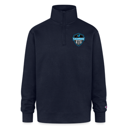 Champion Unisex 1/4 Zip Pullover Sweatshirt - navy