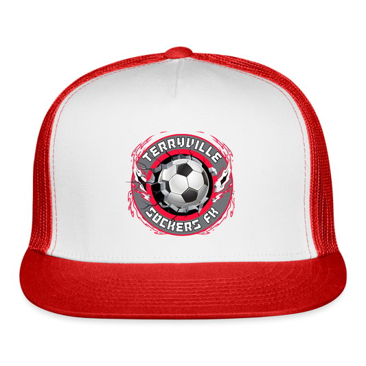 Trucker Hat - white/red